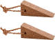 Esschert Design 2x Kurken deurwiggen / deurstoppers 4,5 cm - Deurstoppers
