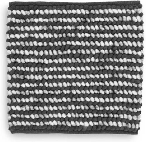 Heckett & Lane Mylene badmat - 60% polyester - 40% katoen - Badmat (60x60 cm) - Antraciet