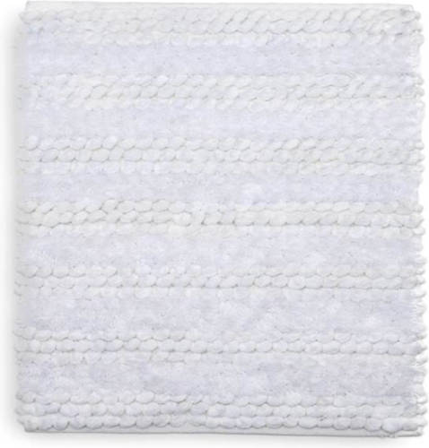 Heckett & Lane Roberto badmat - 60% katoen - 40% polyester - Badmat (60x60 cm) - Wit