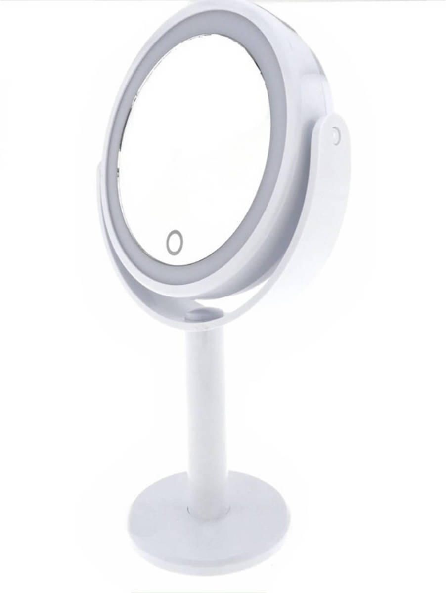Benson Make-up spiegel wit met dimbare ledverlichting - Make-up spiegeltjes