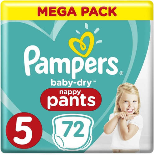 Pampers Baby Dry Pants Maat 5 - 72 Luierbroekjes