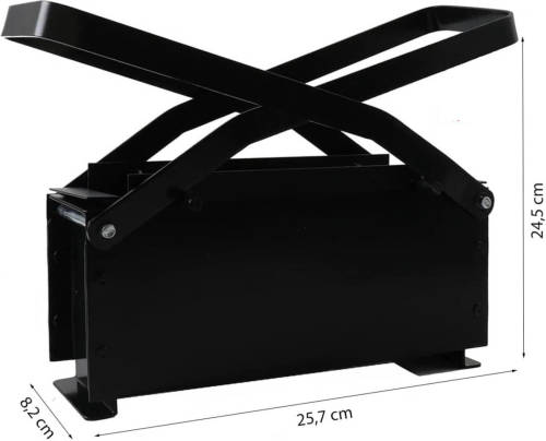 FLOKOO Brikettenpers oud papier Zwart Brikettenmaker