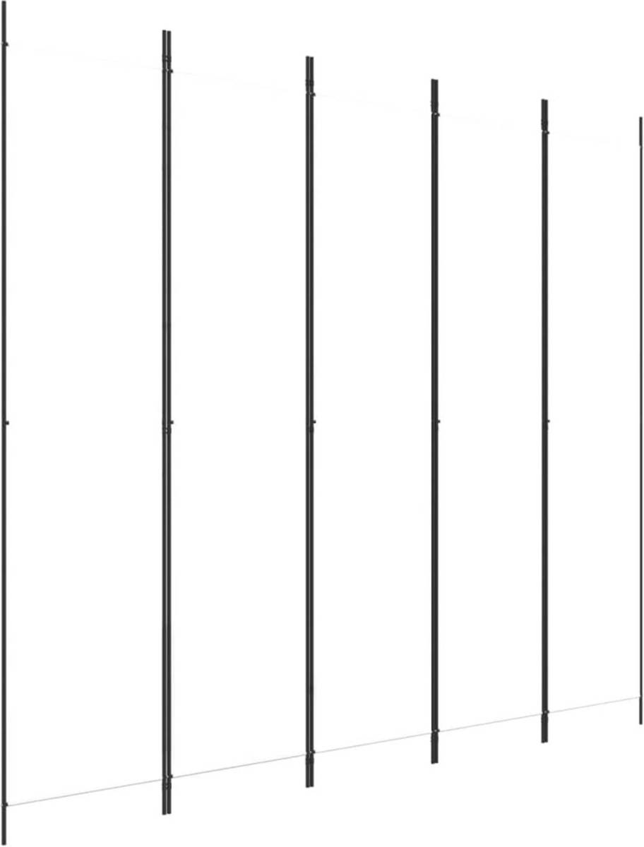 The Living Store Kamerscherm 5 Panelen - 250 x 220 cm - Wit - Inklapbaar