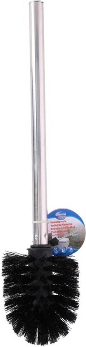 Gerimport Basic wc borstel / toiletborstel roestvrijstaal 35 cm - Toiletborstels