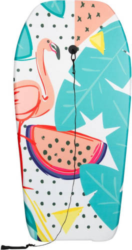 Waimea bodyboard Print II junior foam 94 cm roze/groen/rood