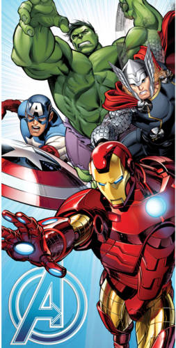 Marvel Avengers Blue - Strandlaken - 70 x 140 cm - Multi