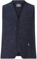 Jan Vanderstorm gemêleerd gilet Plus Size Ahlmann donkerblauw