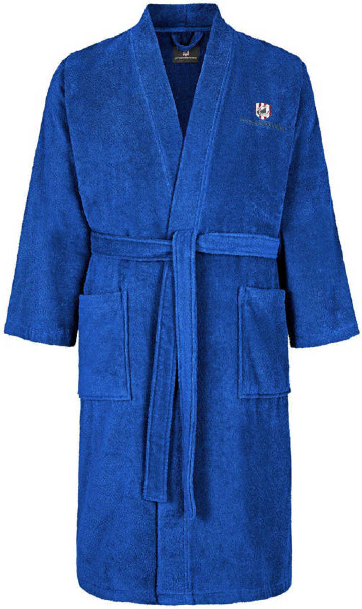 Jan Vanderstorm badstof badjas Janning blauw