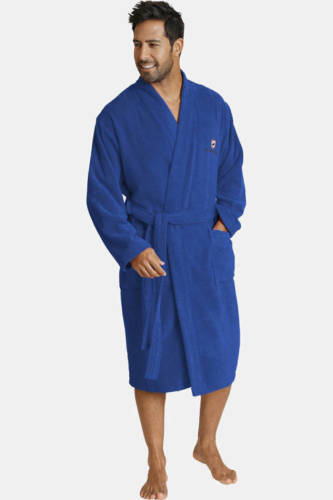 Jan Vanderstorm badstof badjas Janning blauw