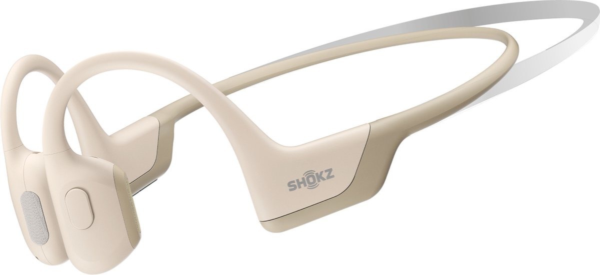 Shokz OpenRun Pro Mini bluetooth On-ear hoofdtelefoon beige