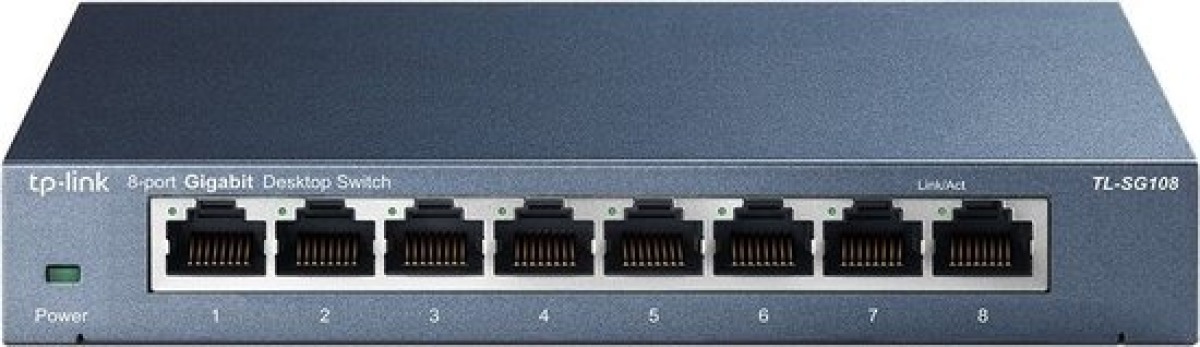 TP-Link TL-SG108 V3 Switch Zwart