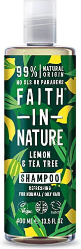 Faith In Nature Shampoo Lemon & Tea Tree (400ml)