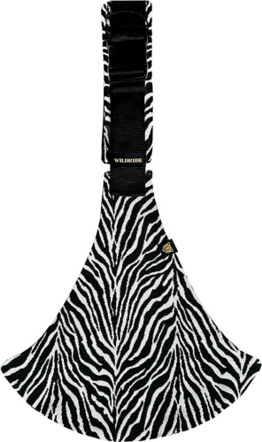 Wildride Draagzak Print - Black Zebra