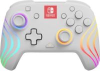 PDP Afterglow Wave Wit Gamepad Analoog/digitaal Nintendo Switch, Nintendo Switch OLED