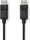 Nedis DisplayPort-Kabel | DisplayPort Male | DisplayPort Male | 4K@60Hz | Vernikkeld | 2.00 m | Rond | PVC