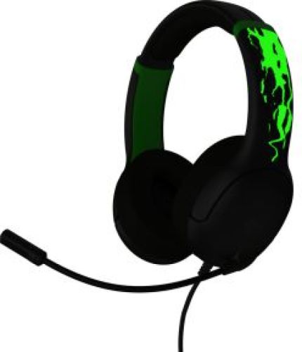 PDP Airlite Glow Headset Bedraad Hoofdband Gamen Zwart, Groen