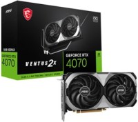 MSI GeForce RTX 4070 VENTUS 2X E 12G OC NVIDIA 12 GB GDDR6X