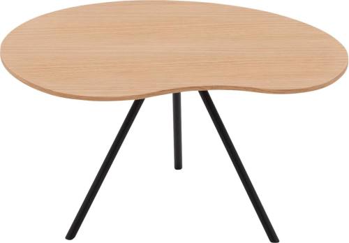 Goossens Salontafel Saya organisch, hout eiken blank, modern design, 61 x 33 x 49 cm