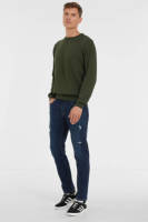 anytime Athletic fit jeans blauw