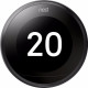 Google Nest Learning Thermostat V3 Premium Zwart
