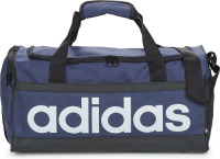 adidas Performance sporttas Linear Duffel S 25L donkerblauw/zwart/wit