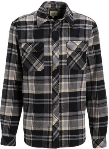 Redefined Rebel geruit regular fit overhemd RRJason black check