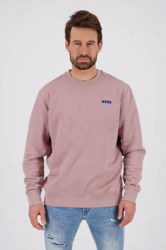 Raizzed sweater Montreal met logo gray mauve