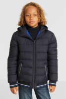anytime reversible winterjas blauw