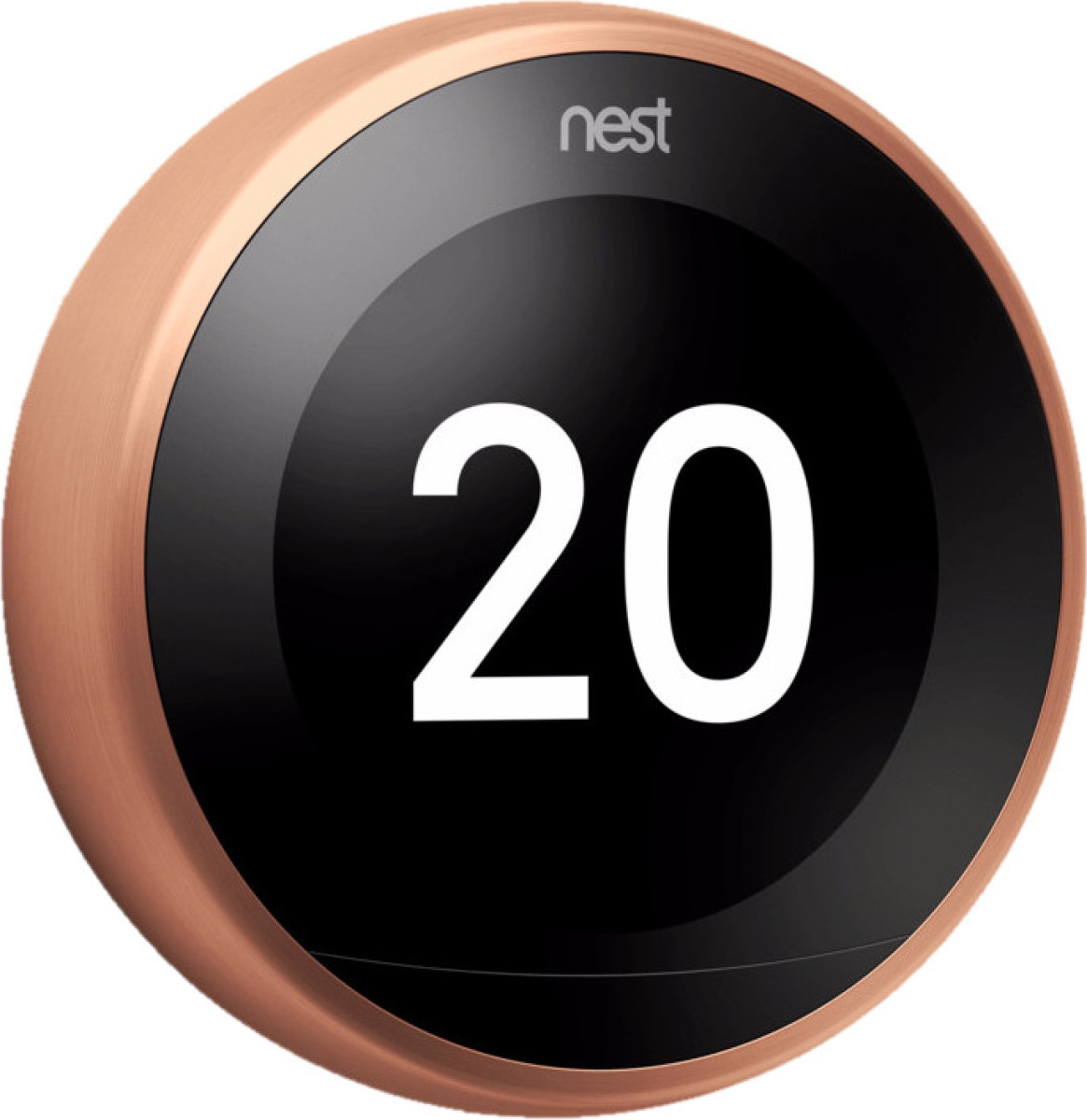 Google Nest Learning Thermostat V3 Premium Koper