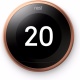 Google Nest Learning Thermostat V3 Premium Koper