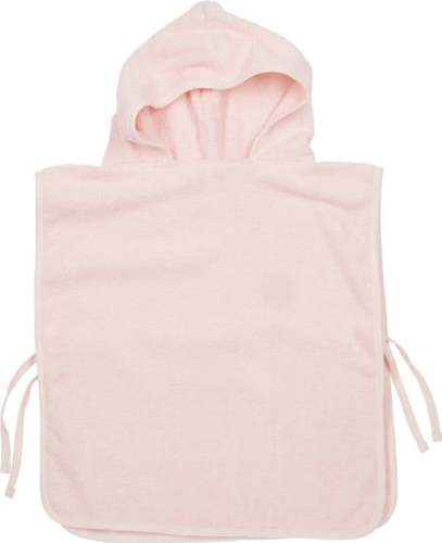 Meyco basic badstof badponcho 1-3 jaar soft pink