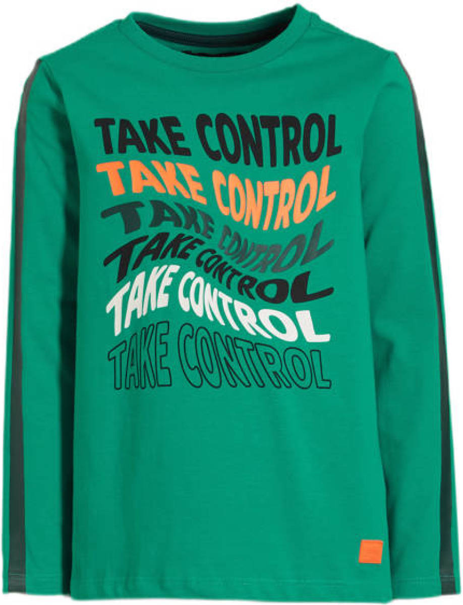 Orange Stars longsleeve Niel groen