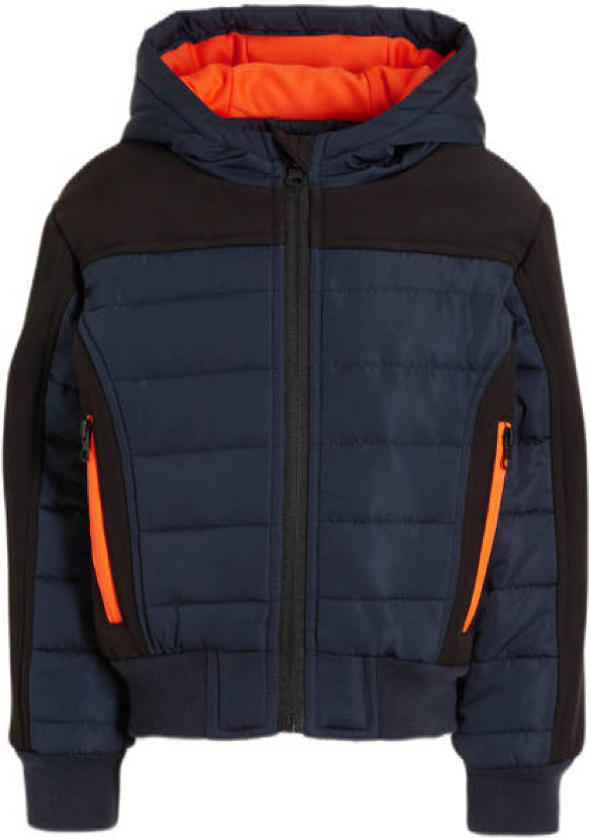 Orange Stars tussenjas Nils donkerblauw