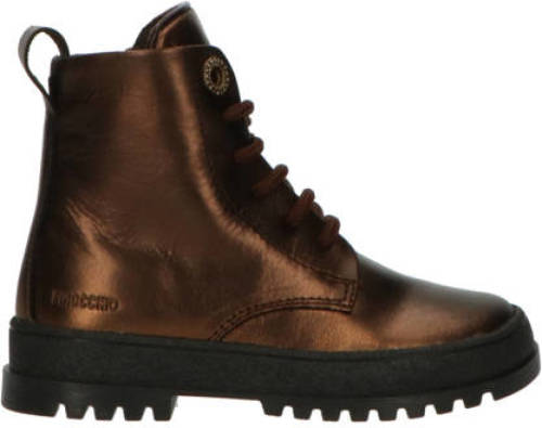 Pinocchio leren veterboots bruin