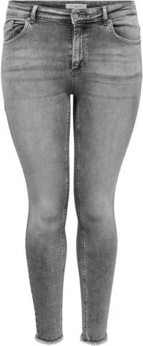 ONLY CARMAKOMA high waist skinny jeans grijs