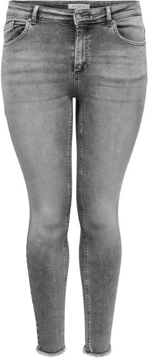 ONLY CARMAKOMA high waist skinny jeans grijs