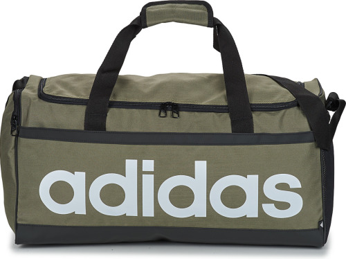 adidas Performance sporttas Lineair Duffel M 39L olijfgroen/zwart/wit