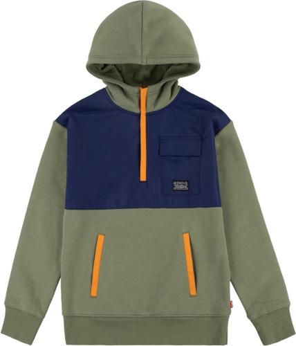 Levi's Kids hoodie groen/donkerblauw