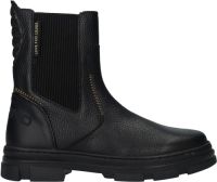 Vingino Jodie leren enkelboots zwart