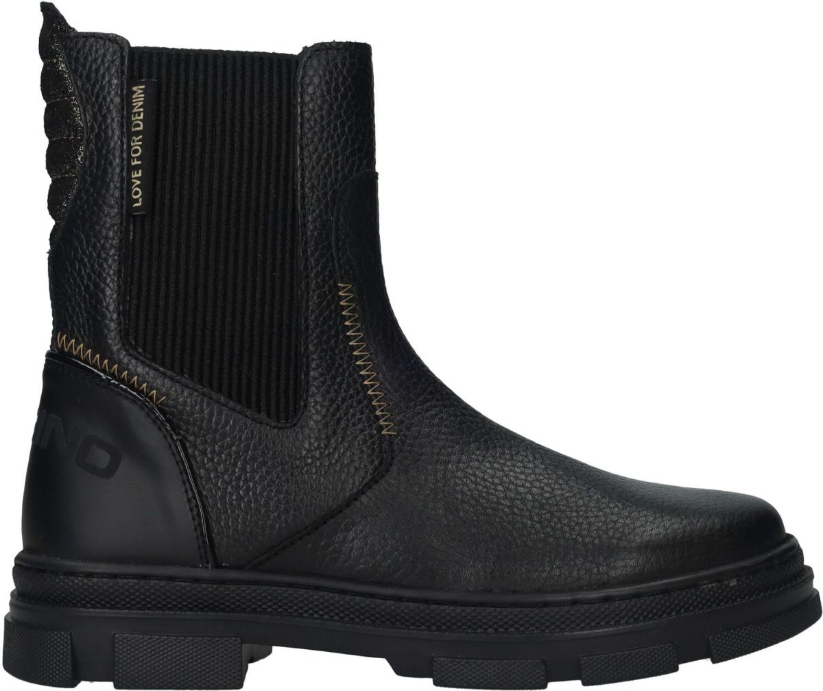 Vingino Jodie leren enkelboots zwart