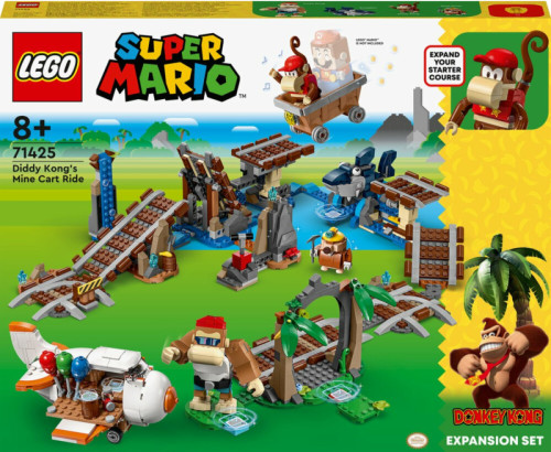 LEGO Super Mario Uitbreidingsset: Diddy Kongs mijnwagenrit 71425