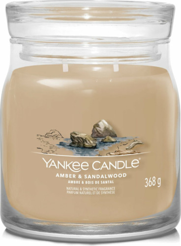 Yankee Candle geurkaars Amber & Sandalwood Medium