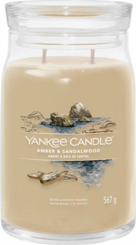 Yankee Candle geurkaars Amber &Sandalwood Large