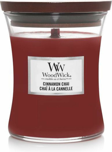 Woodwick geurkaars Cinnamon Chai Medium