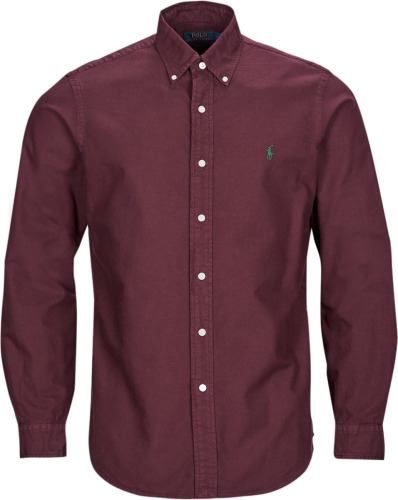 Polo ralph lauren slim fit overhemd met logo harvard wine