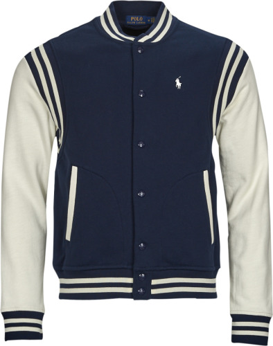 Polo ralph lauren vest met logo en borduursels cruise navy/clubhouse cream