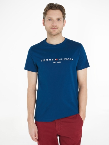 Tommy hilfiger T-shirt met logo midnight navy