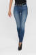 Only skinny jeans blauw