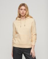 Superdry hoodie EMBOSSED VL HOODIE met printopdruk wit