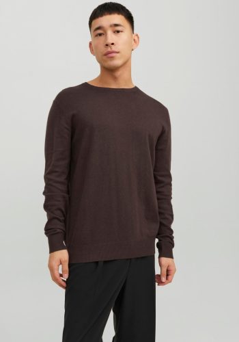 Jack & Jones ESSENTIALS trui JJEEMIL bruin